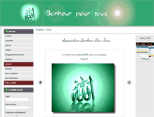 Tablet Screenshot of bonheur-pourtous.com